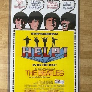 THE BEATLES HELP! 11X17 MOVIE POSTER 1965 LENNON MCCARTNEY UNITED ARTISTS